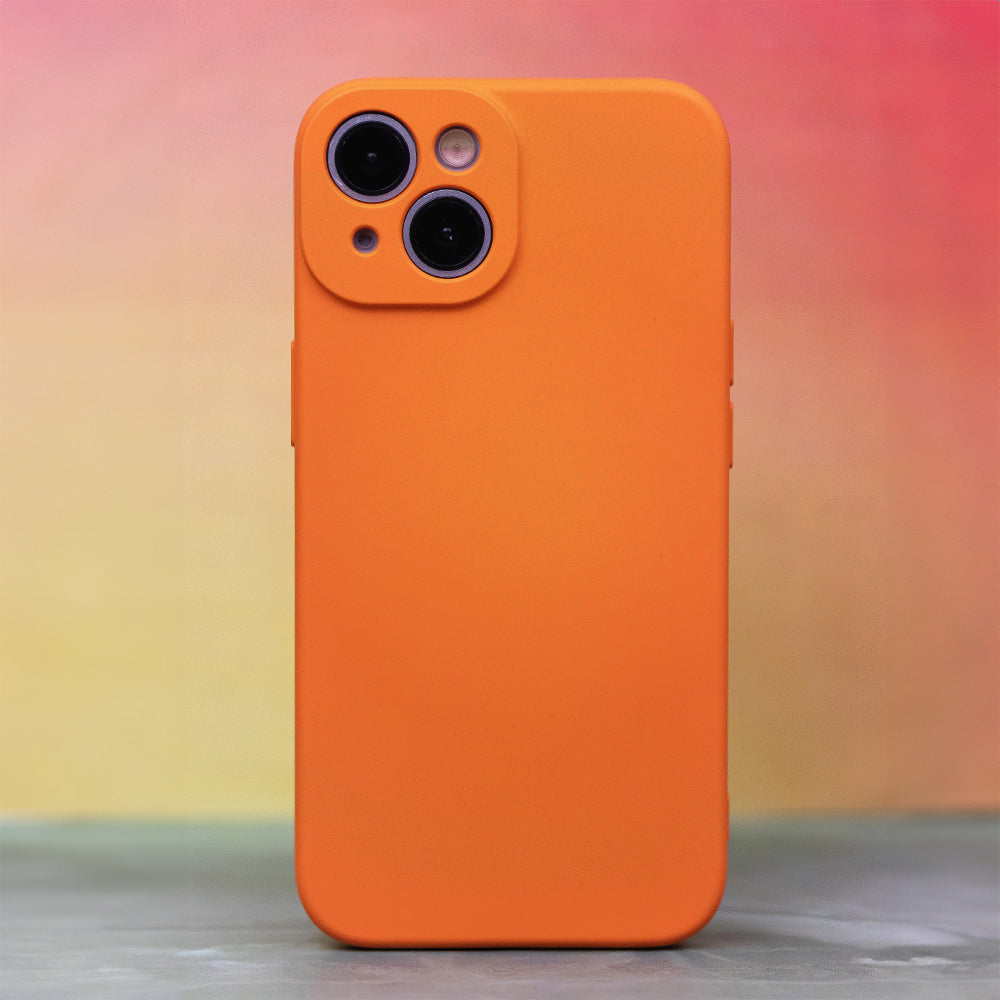 iPhone 15 Cover Silicon – Orange