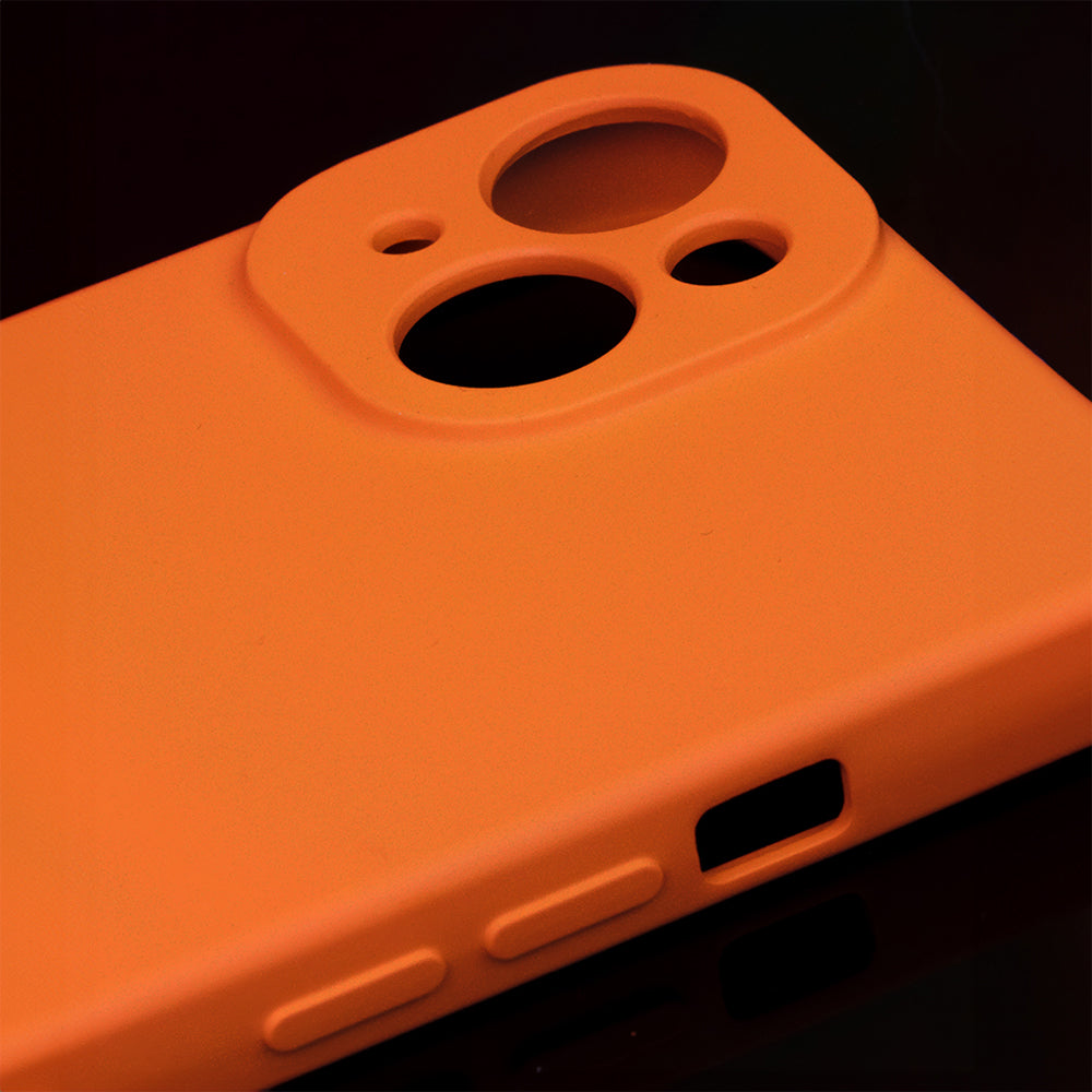 iPhone 15 Cover Silicon – Orange