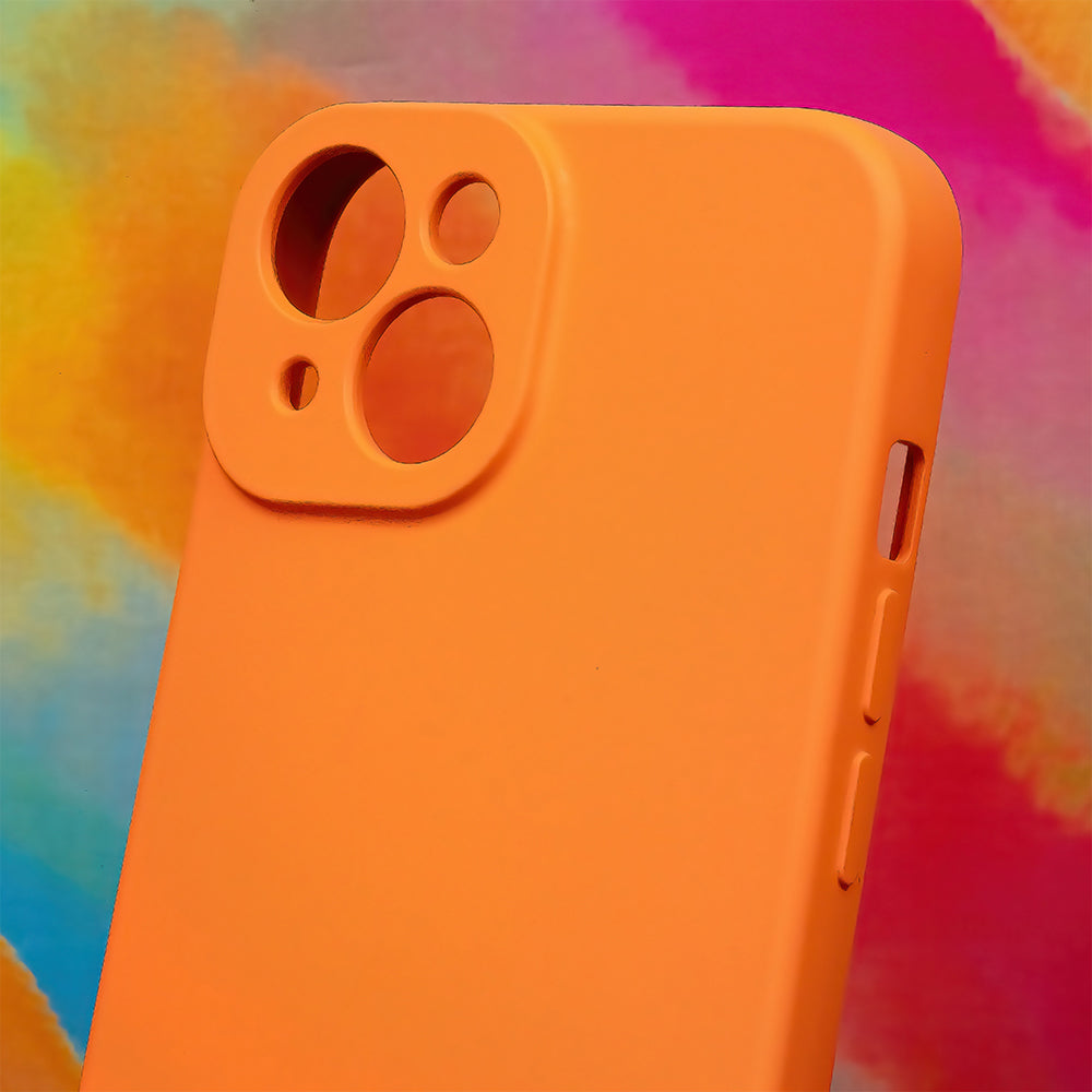 iPhone 15 Cover Silicon – Orange