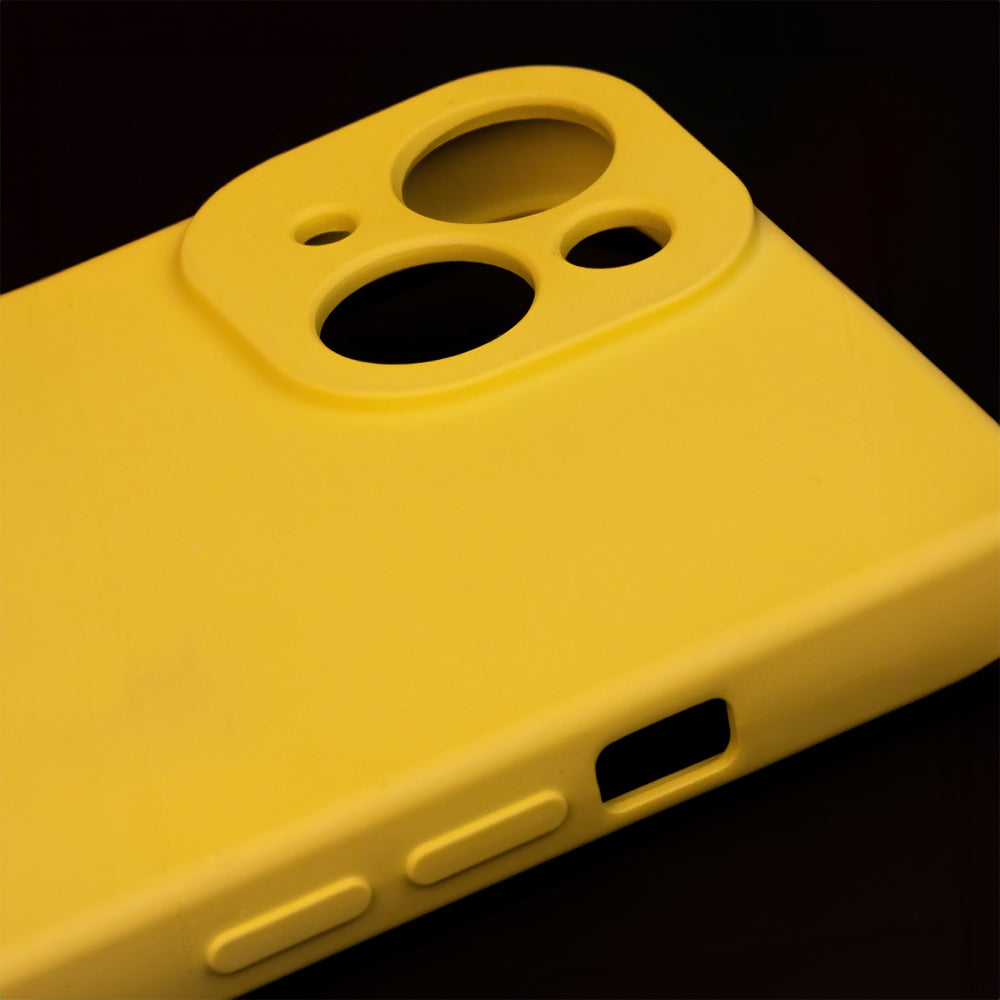 iPhone 12/12 Pro MagSafe Cover Silicon – Gul