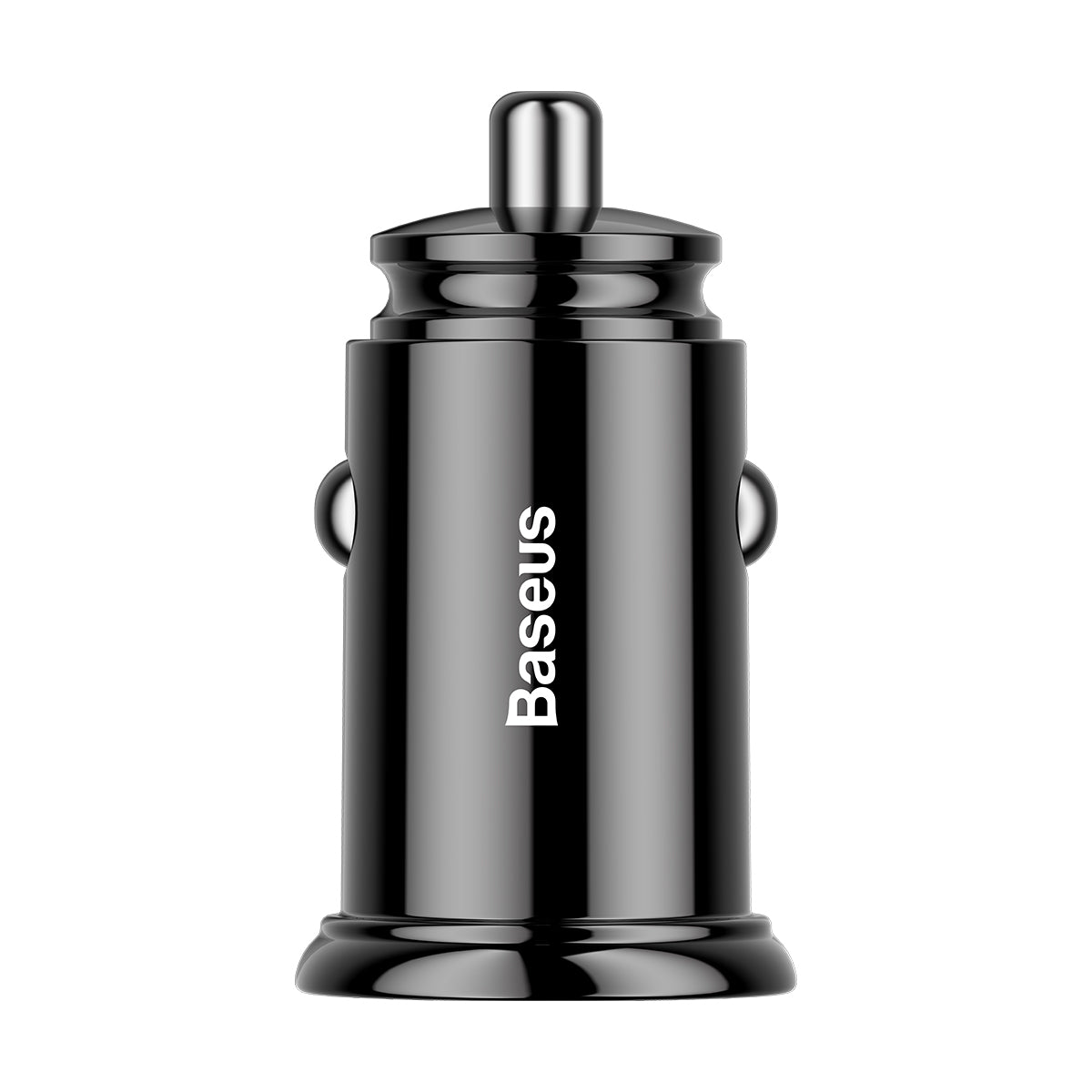 Baseus car charger USB-C - USB black Circular Plastic PD QC 3.0 PPS