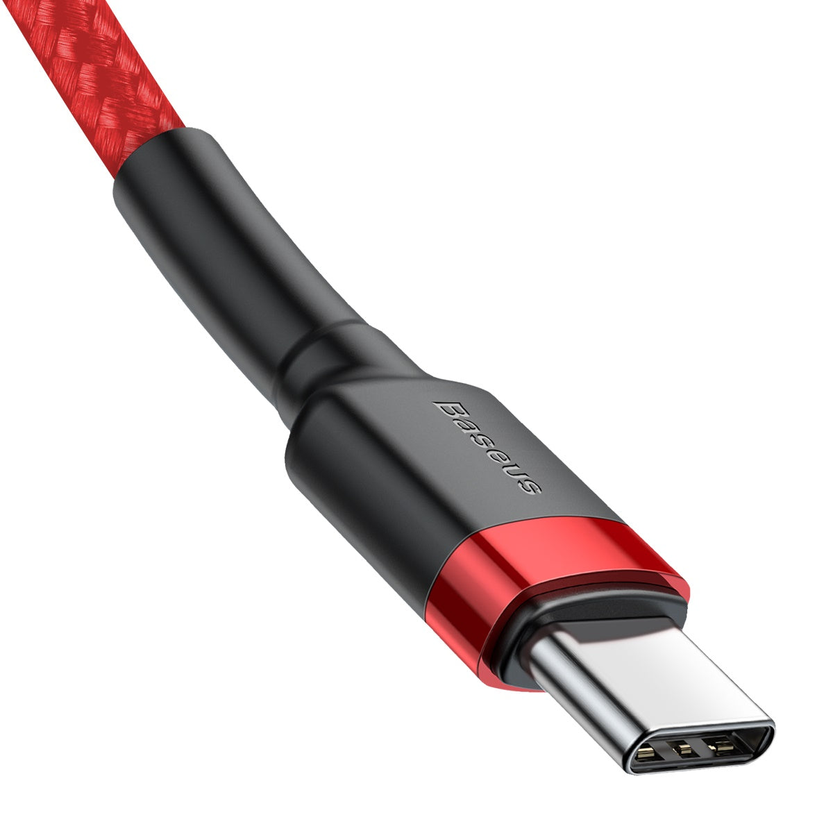 BASEUS USB Type C Cable - USB Type-C 2M 60W 3A Cafule CATKLF-H09 red
