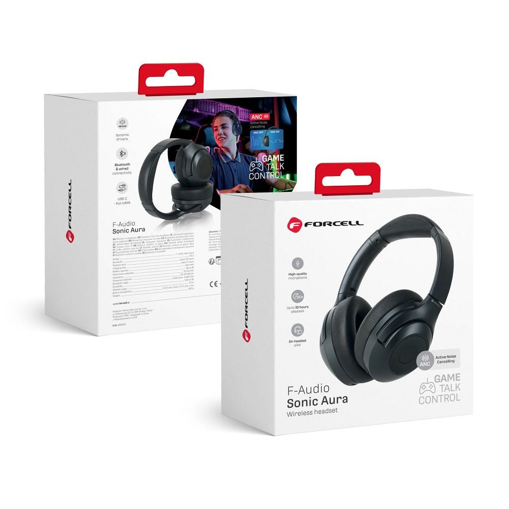 Wireless Headphone m/ANC Sort - billede 2