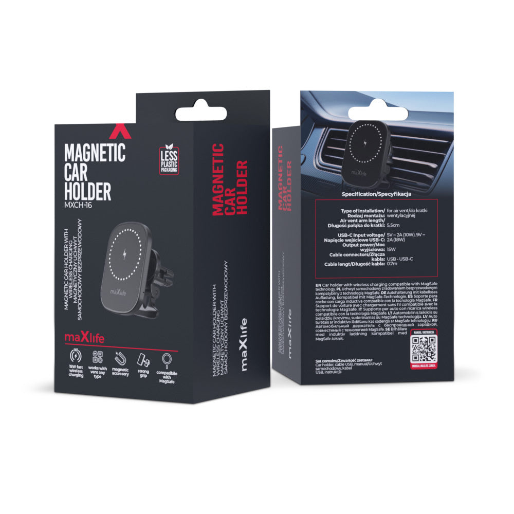 Mobil holder magnetisk trådløs  MXCH-16