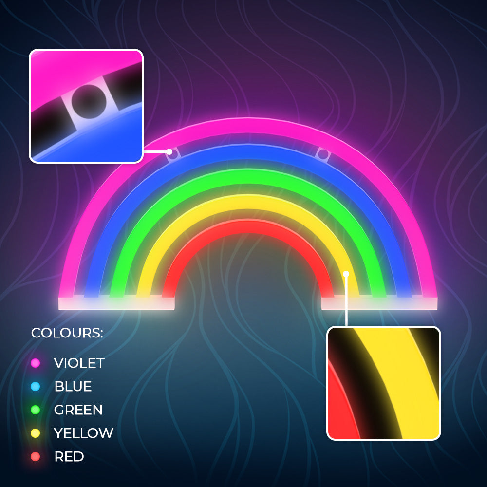 PLEXI LED Light Rainbow 5 colors