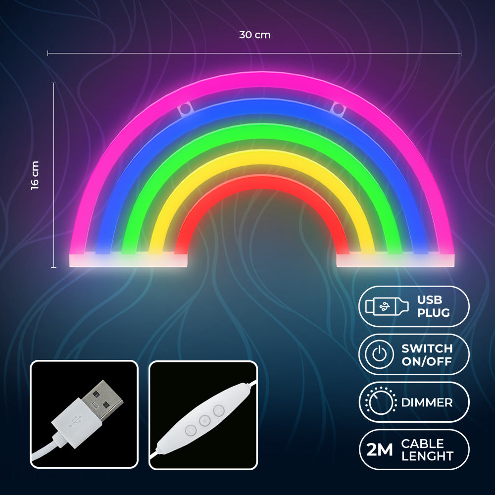 PLEXI LED Light Rainbow 5 colors