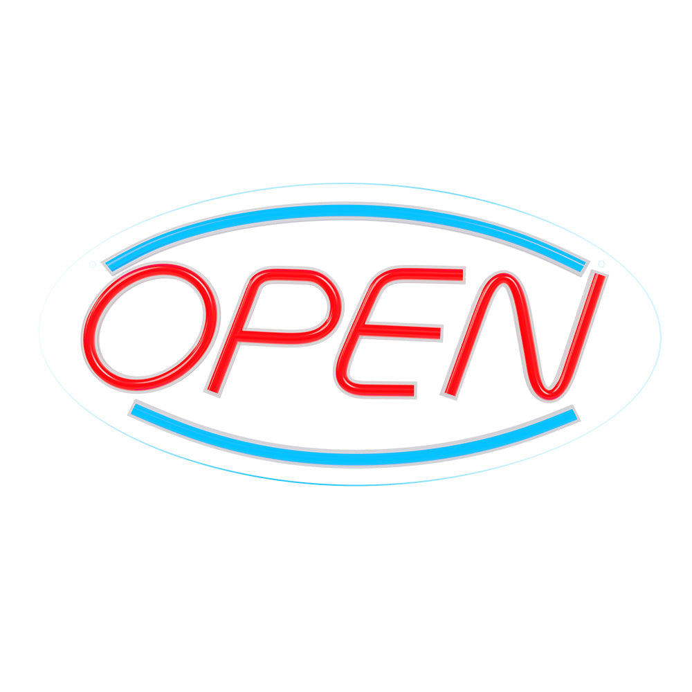 LED light - OPEN   Blue/Red