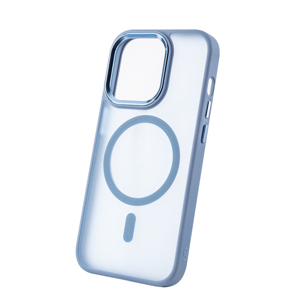 iPhone 15 Cover Frozen Mag Lys – Blå