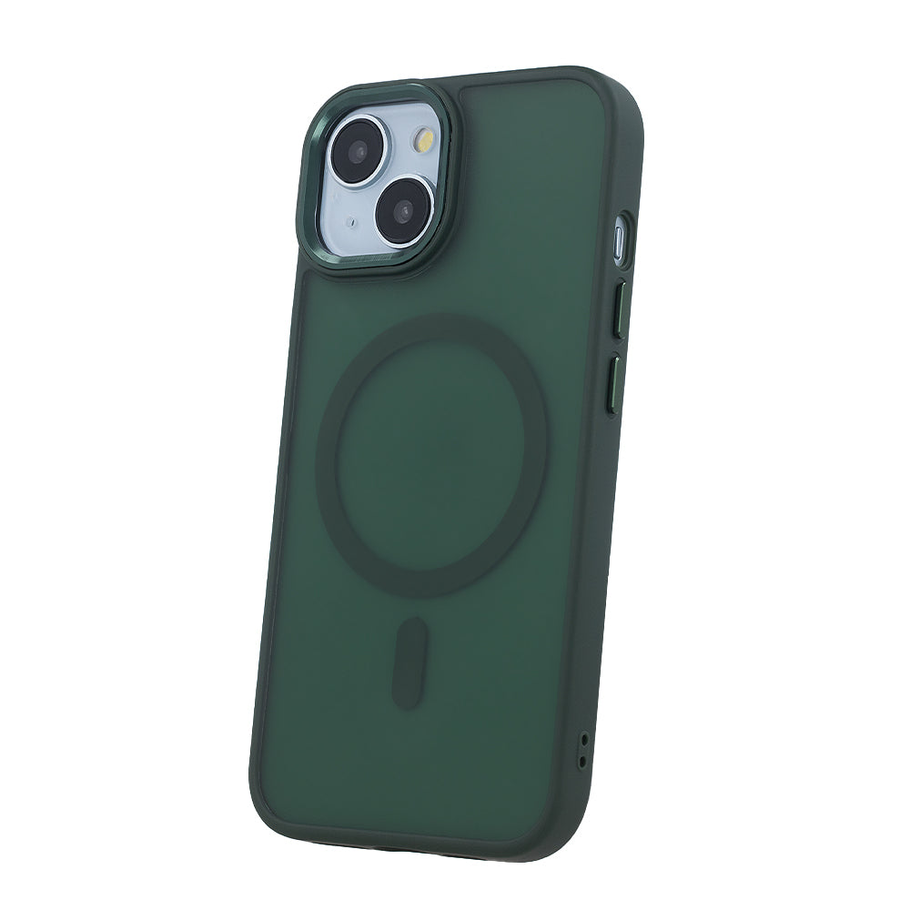 iPhone 16 MagSafe TPU Cover Frozen Mag – Grøn