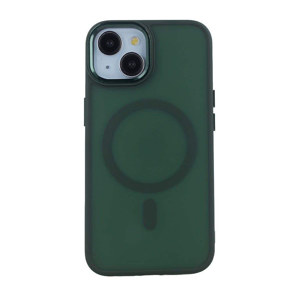 iPhone 16 MagSafe TPU Cover Frozen Mag – Grøn