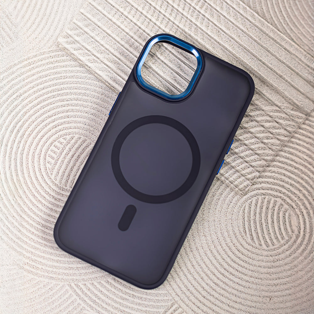 iPhone 14 Pro MagSafe Cover Frozen Mag Navy – Blå