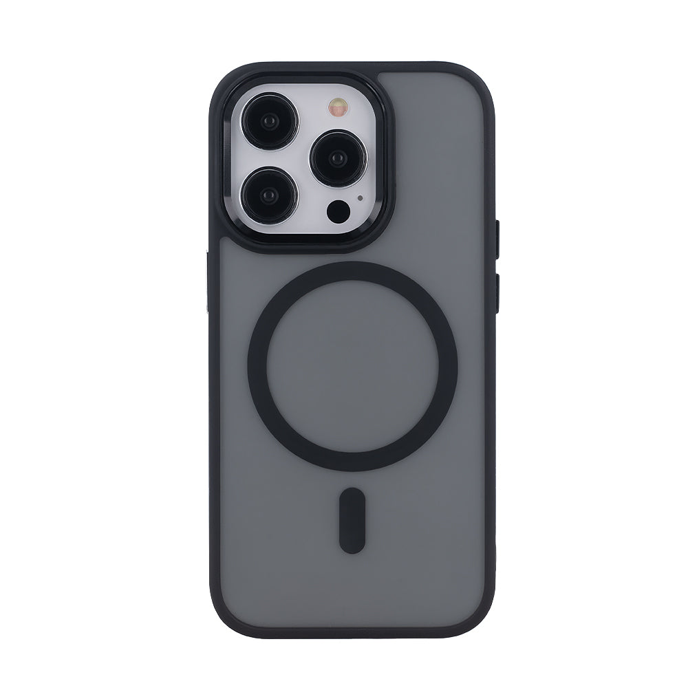 iPhone 14 pro MagSafe Cover Frozen Mag Navy – Sort