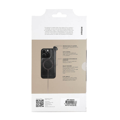 BUFFALO 2in1 Wallet 3 card iPhone 14 Pro 6,1" Black - EOL