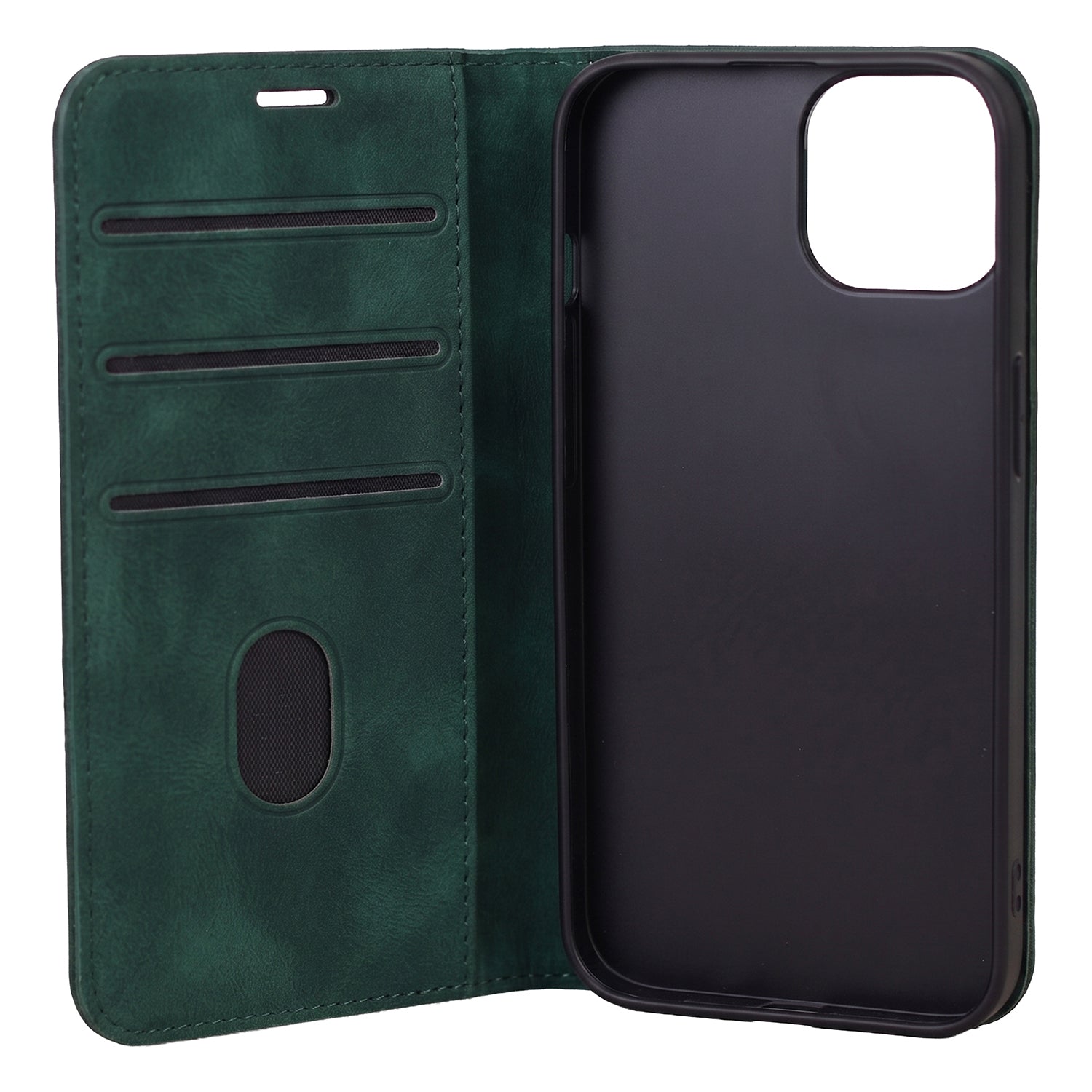 iPhone 12/12 pro Flipcover Ruskind Grøn - billede 4
