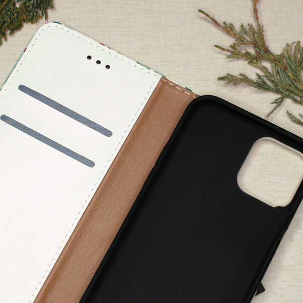 iPhone 12/12 Pro Wallet Flip Cover Kaktusser