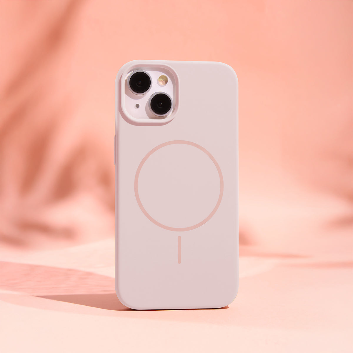 iPhone 15 Pro Max Silicone MagSafe Cover Thin Mag – Lyserød - billede 4
