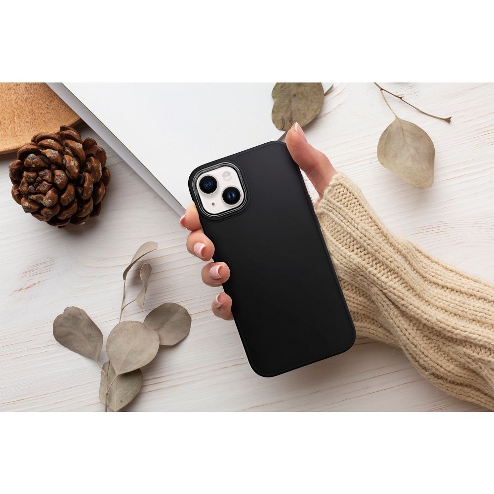 iPhone 16e / 17e Cover Frame – Sort/Sølv