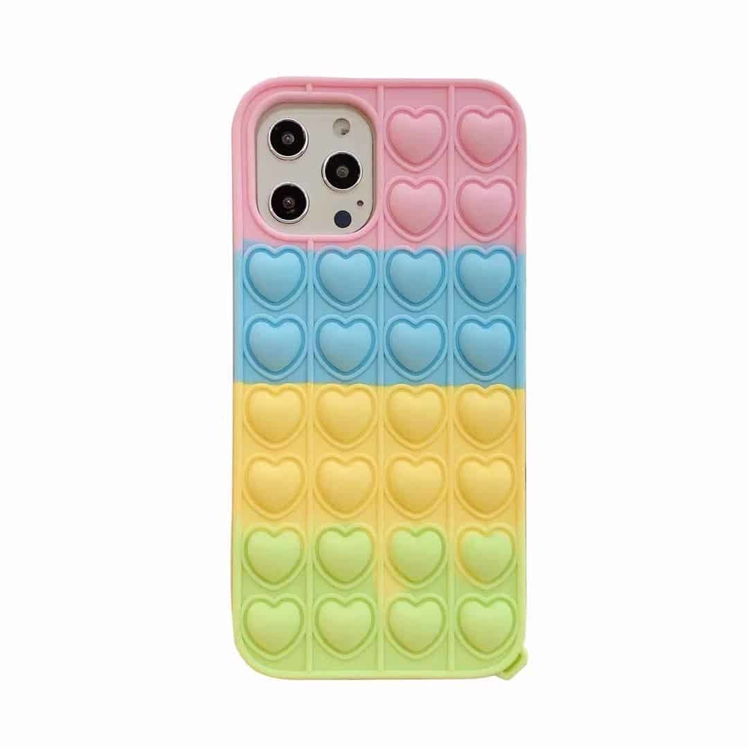iPhone 12/12 pro/12 Pro Cover Fidget Pbyg Hjerter