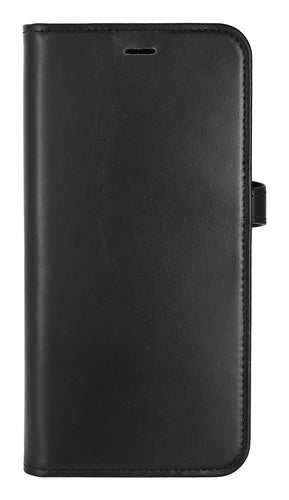 iPhone 16 Plus Læder Wallet Flip Cover 2 i 1 – Sort – Buffalo