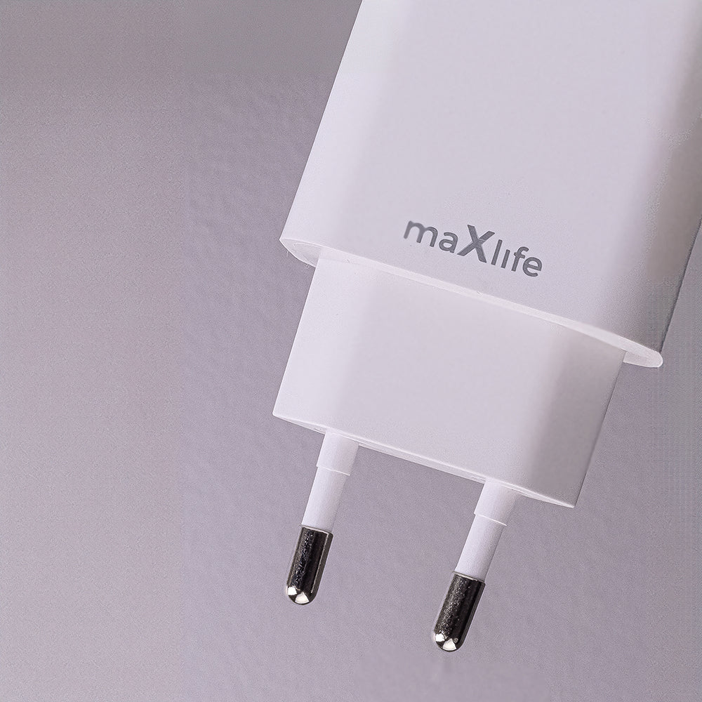 MaXlife 20W Fast Charger USB-C + USB-A