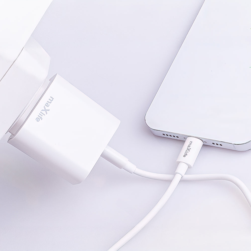MaXlife 20W Fast Charger USB-C + USB-A