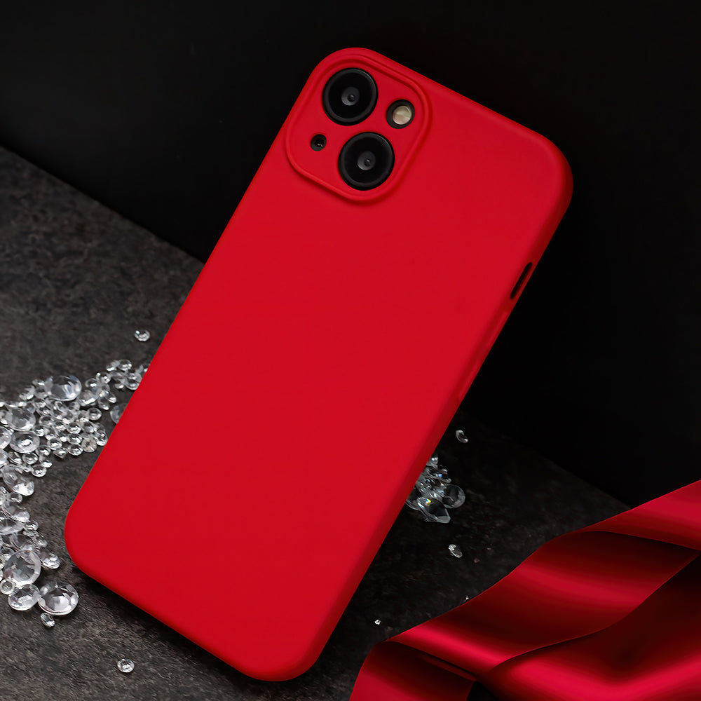 iPhone 15 Plus Silicone MagSafe Cover Silicon – Rød