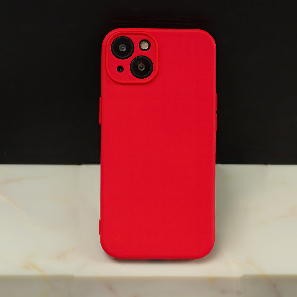 iPhone 15 Plus Silicone MagSafe Cover Silicon – Rød