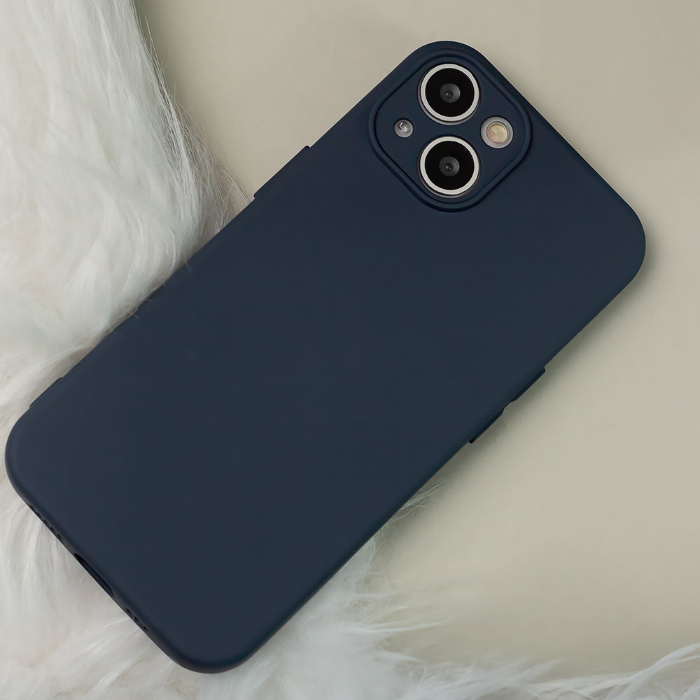 iPhone 15 Pro Max Silicone MagSafe Cover Silicon Pm Mørkblå – Blå