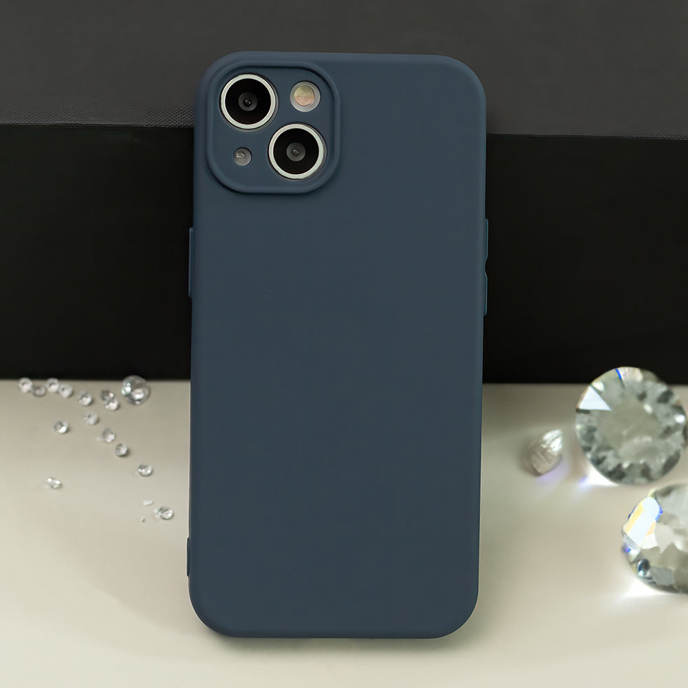 iPhone 15 Pro Max Silicone MagSafe Cover Silicon Pm Mørkblå – Blå