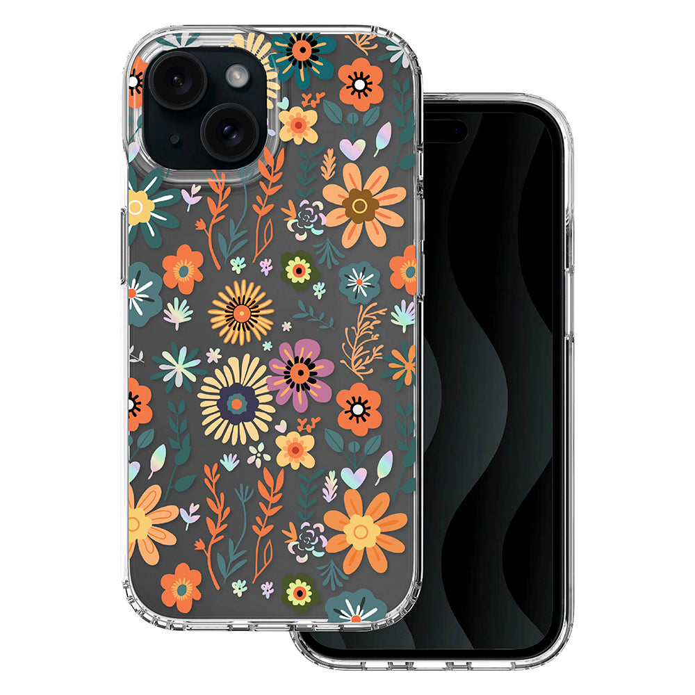 iPhone 15 TPU Cover IMD cover Private label for mapping Print Mark Blomster – multicoloured