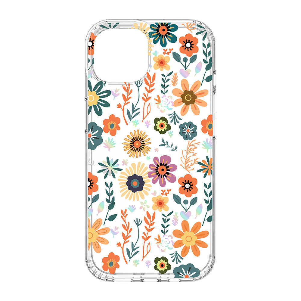 iPhone 15 TPU Cover IMD cover Private label for mapping Print Mark Blomster – multicoloured