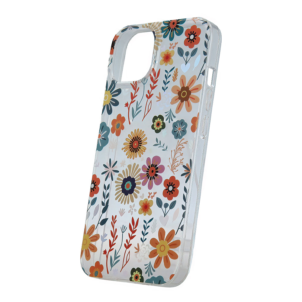 iPhone 15 TPU Cover IMD cover Private label for mapping Print Mark Blomster – multicoloured