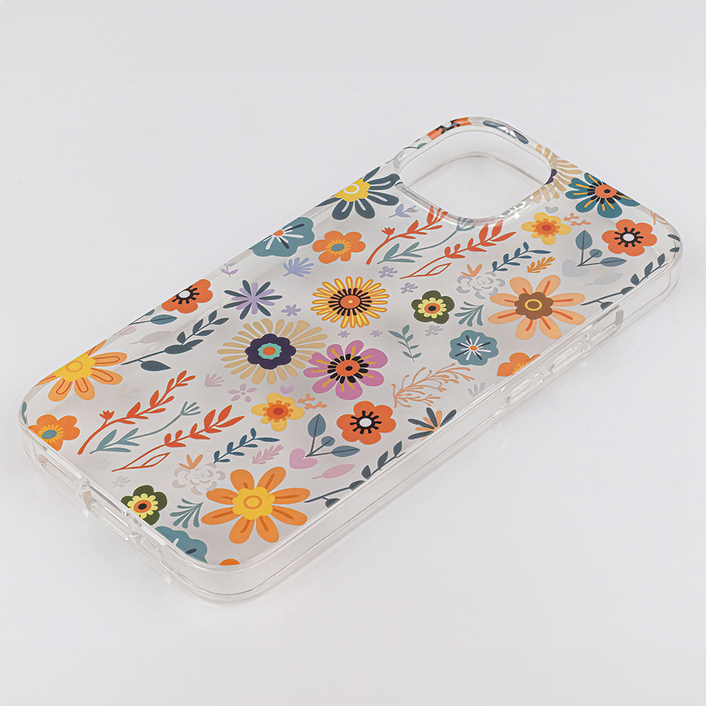 iPhone 15 TPU Cover IMD cover Private label for mapping Print Mark Blomster – multicoloured