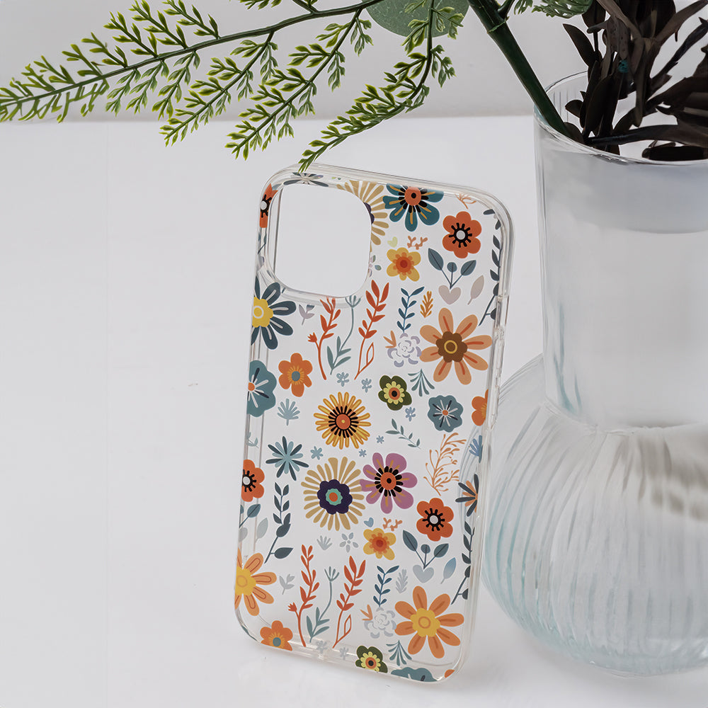iPhone 15 TPU Cover IMD cover Private label for mapping Print Mark Blomster – multicoloured