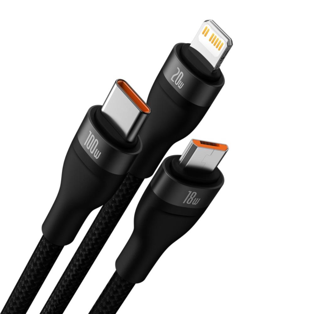 3i1 USB+USBC/C+m+L 1.2 meter  - EOL