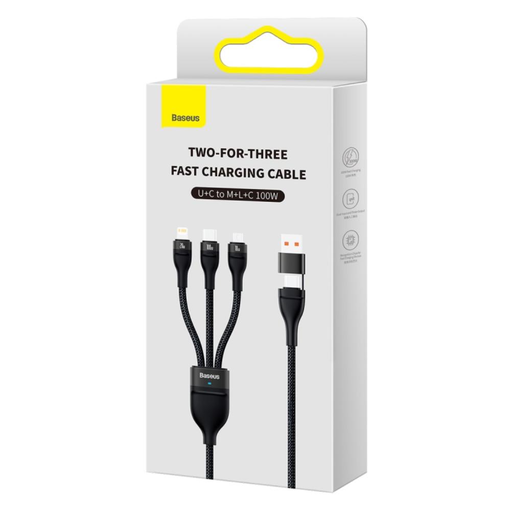 3i1 USB+USBC/C+m+L 1.2 meter  - EOL