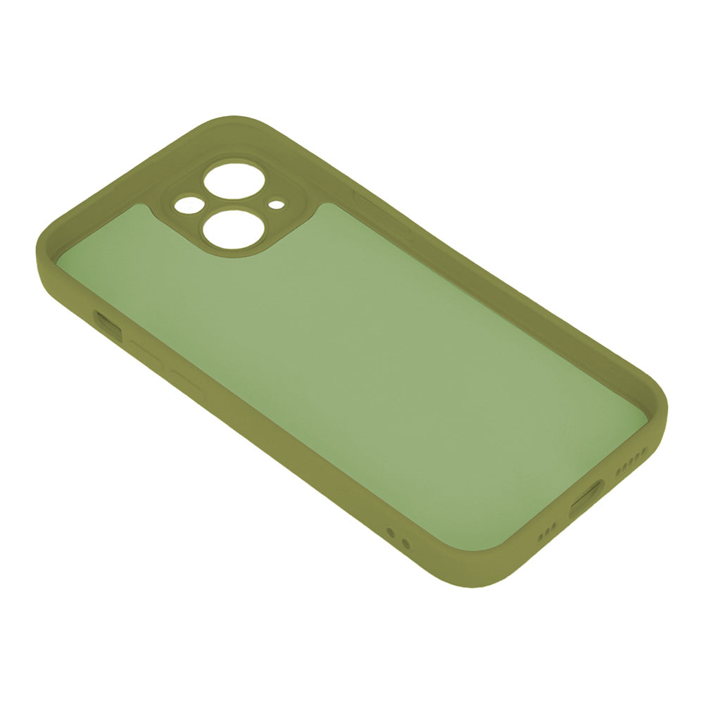 iPhone 16 Pro Max Silicone MagSafe Cover Silicon Oliven – Grøn