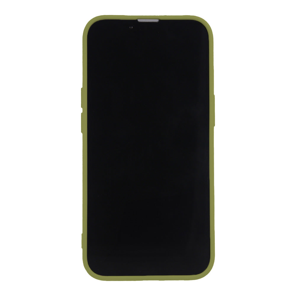 iPhone 16 Plus Silicone MagSafe Cover Silicon Oliven – Grøn