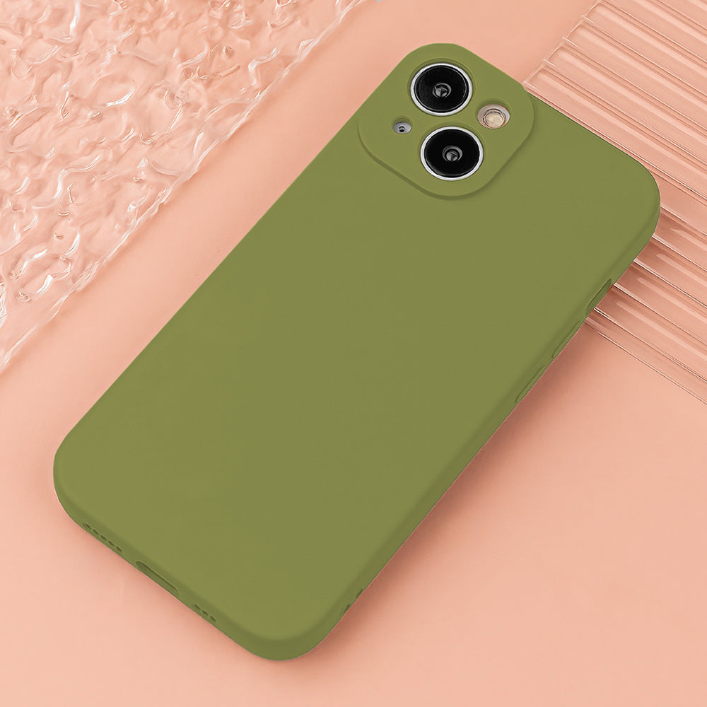 iPhone 16 Pro Max Silicone MagSafe Cover Silicon Oliven – Grøn