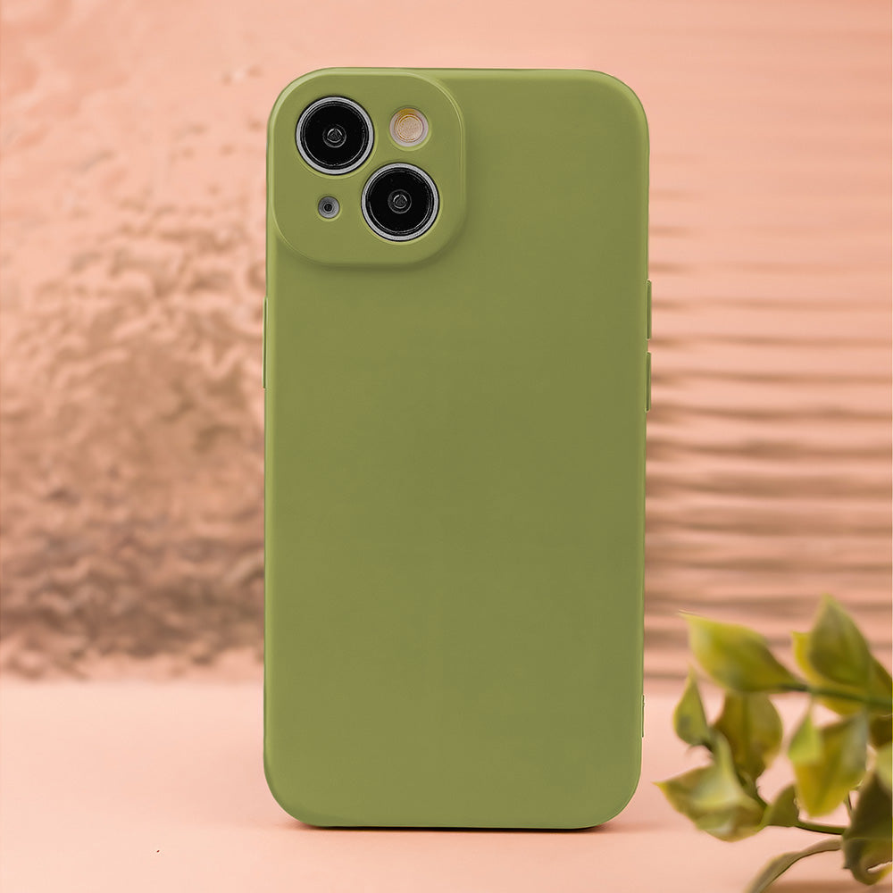 iPhone 16 Pro Max Silicone MagSafe Cover Silicon Oliven – Grøn