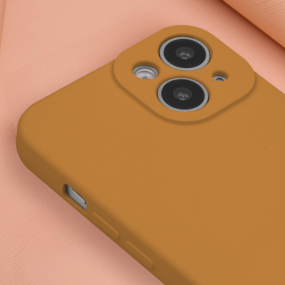 iPhone 16 Pro Silicone MagSafe Cover Silicon Caramel – Brun