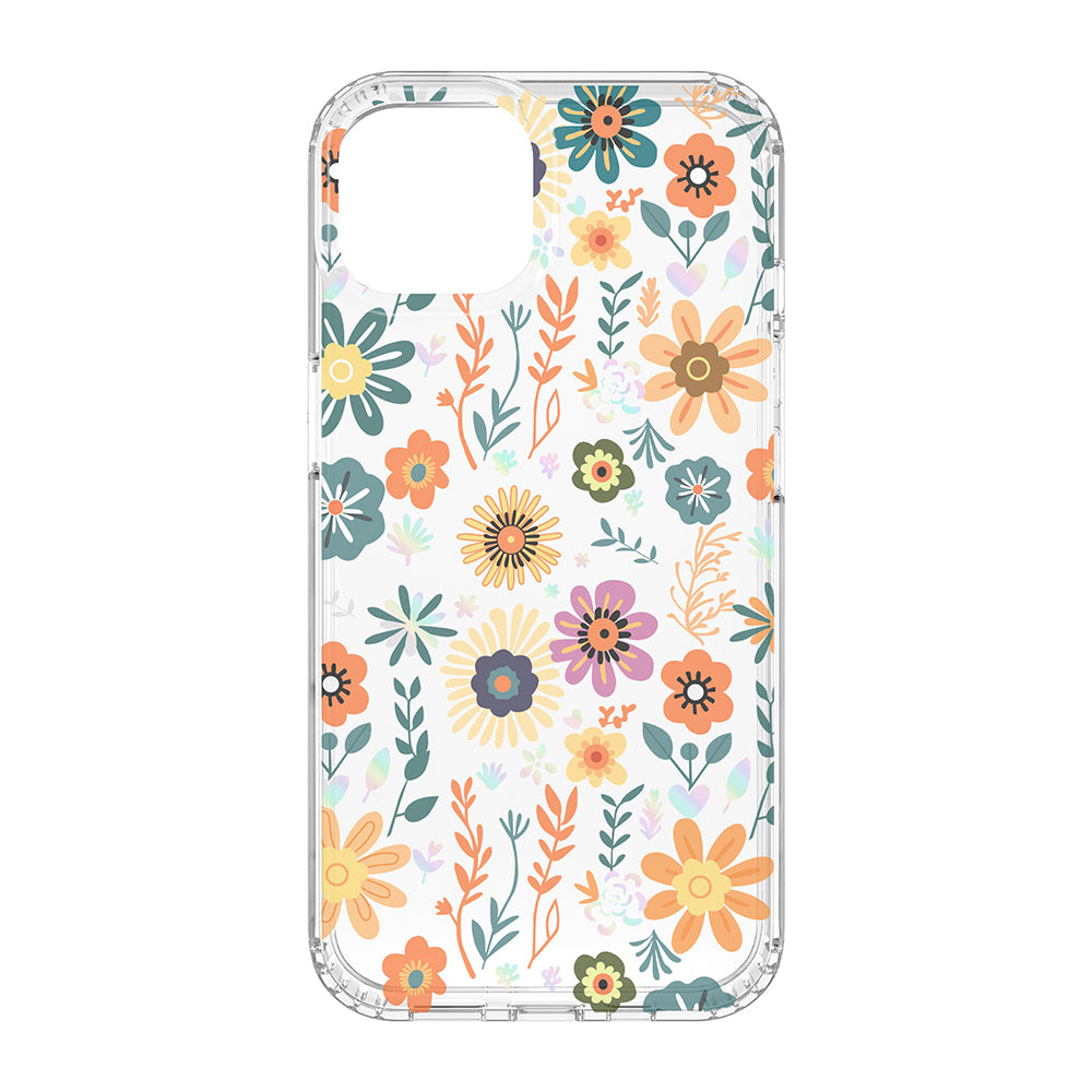 iPhone 16 TPU Cover IMD cover Private label for mapping Print Mark Blomster – Transparent