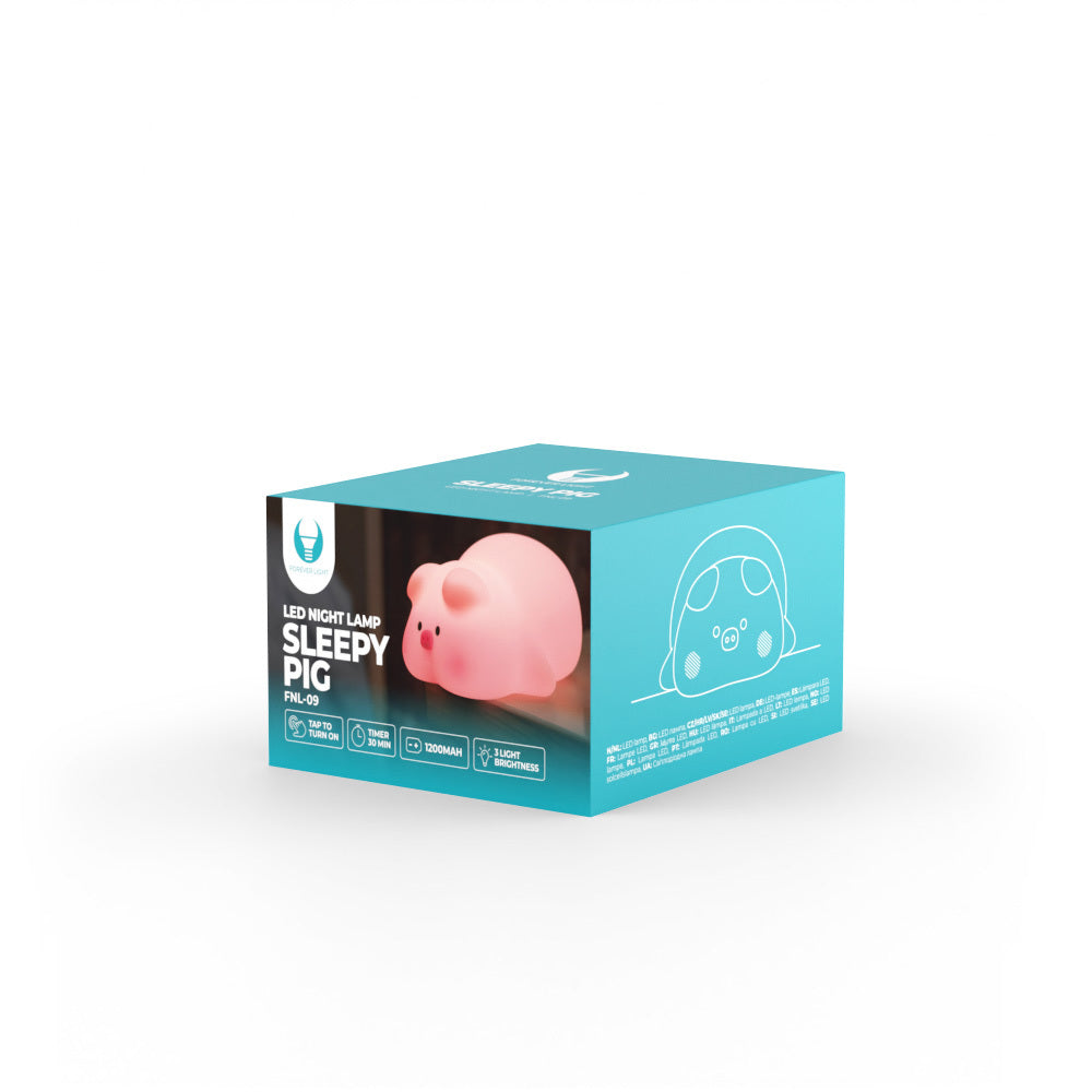 LED Night Lamp Sleepy Pig