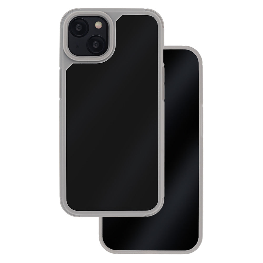 iPhone 11 Color Shock Med Ramme – Transparent/Grå
