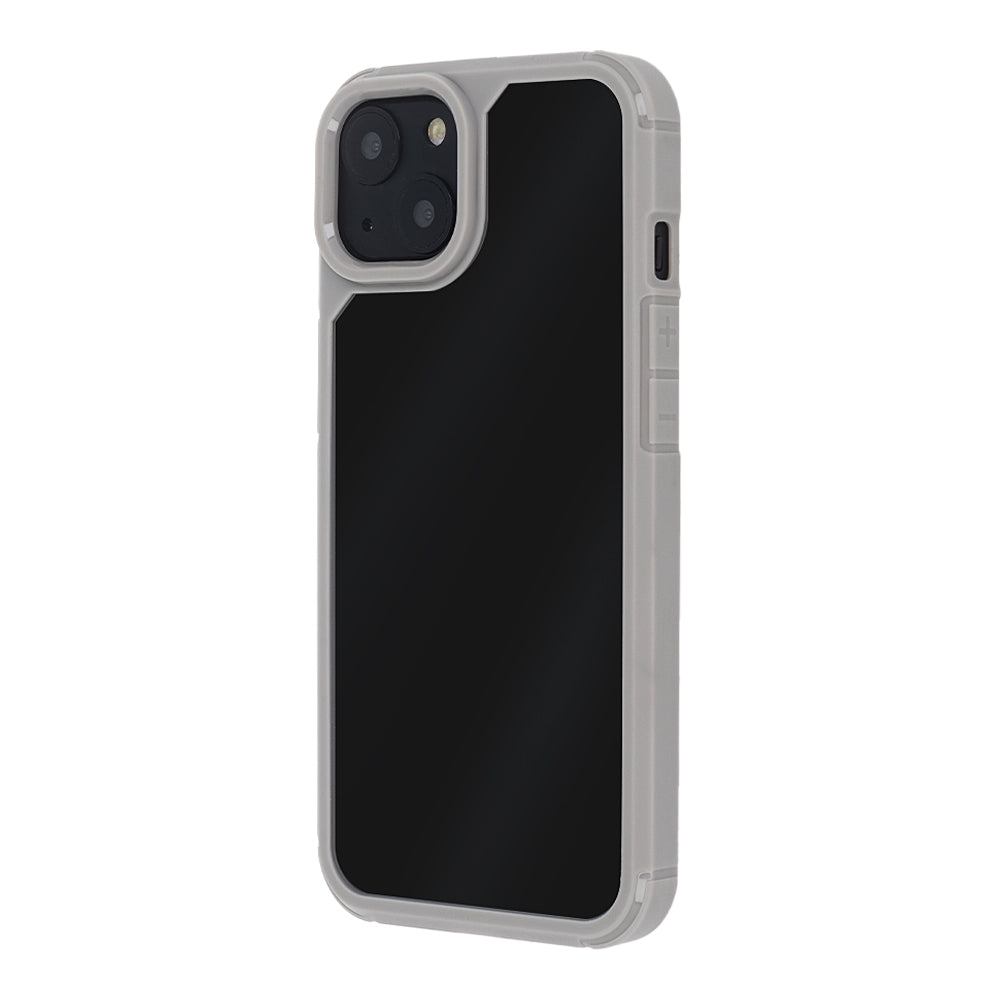 iPhone 11 Color Shock Med Ramme – Transparent/Grå