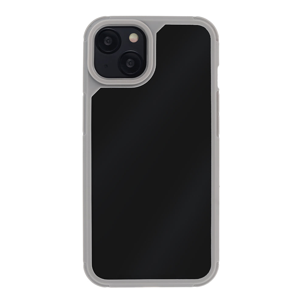 iPhone 11 Color Shock Med Ramme – Transparent/Grå