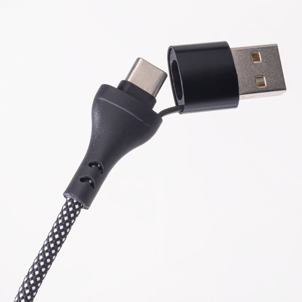 MaXlife Kabel USBA/ 3i1 . 1m 66W Sort
