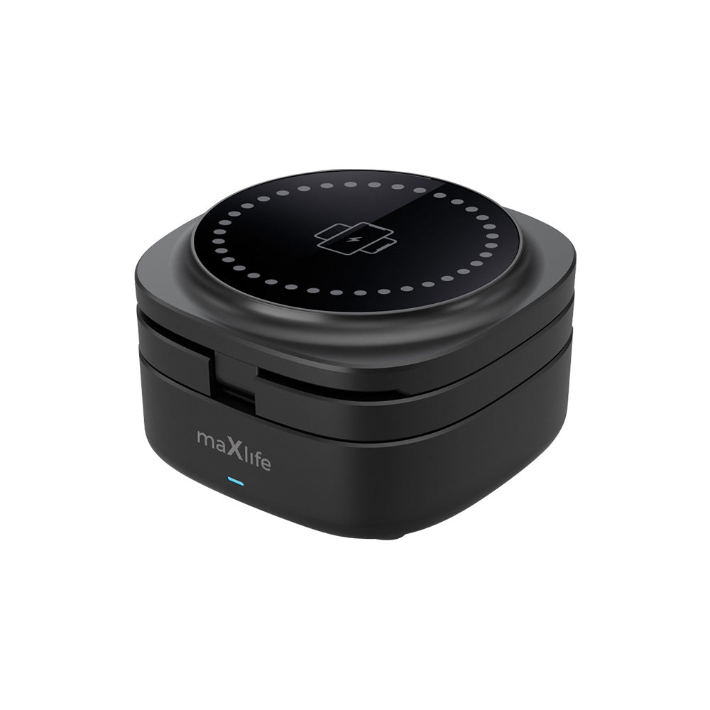 MaXlife Trådløse Oplader 3IEn Magnetisk  sort   MXWC-06