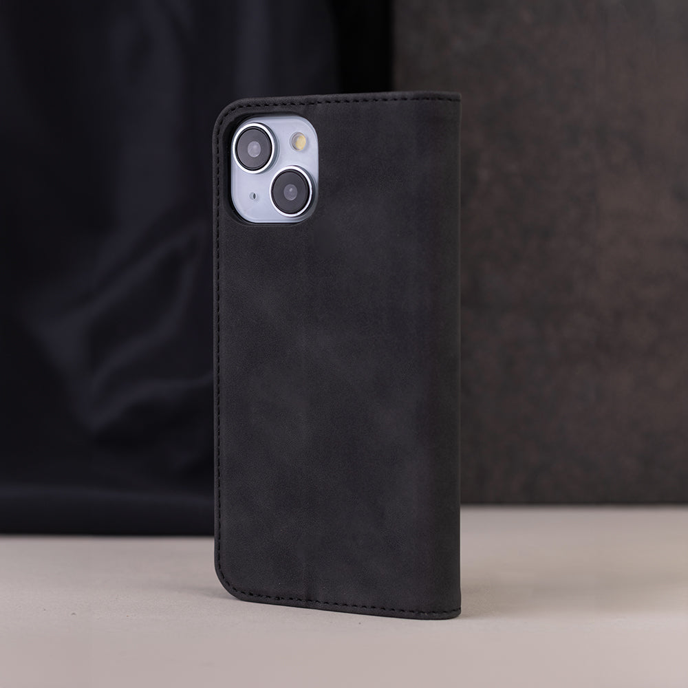 iPhone 7/8/SE Wallet Flip Cover 3 rum – Sort