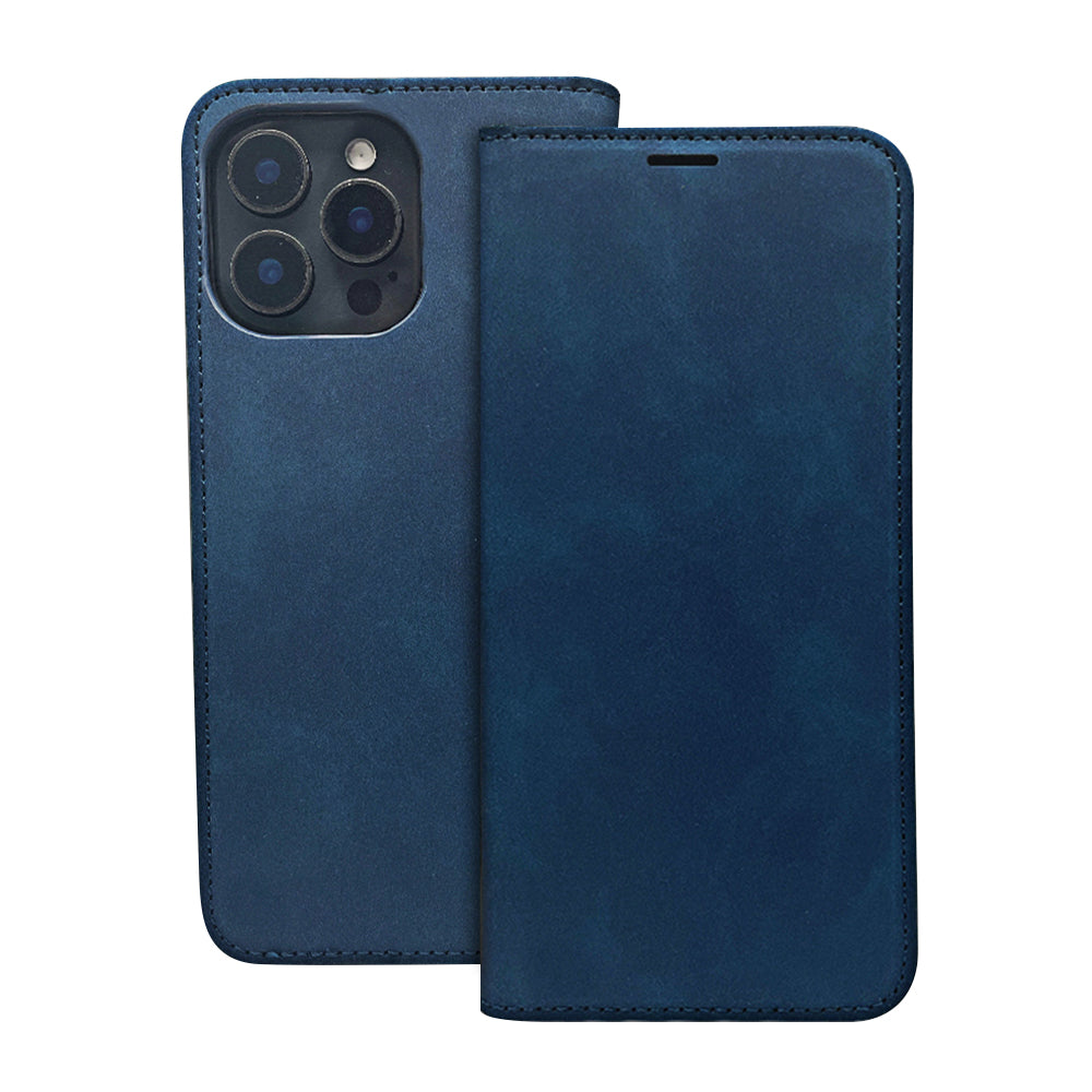 iPhone 7/8/SE Wallet Flip Cover m Kort – Blå